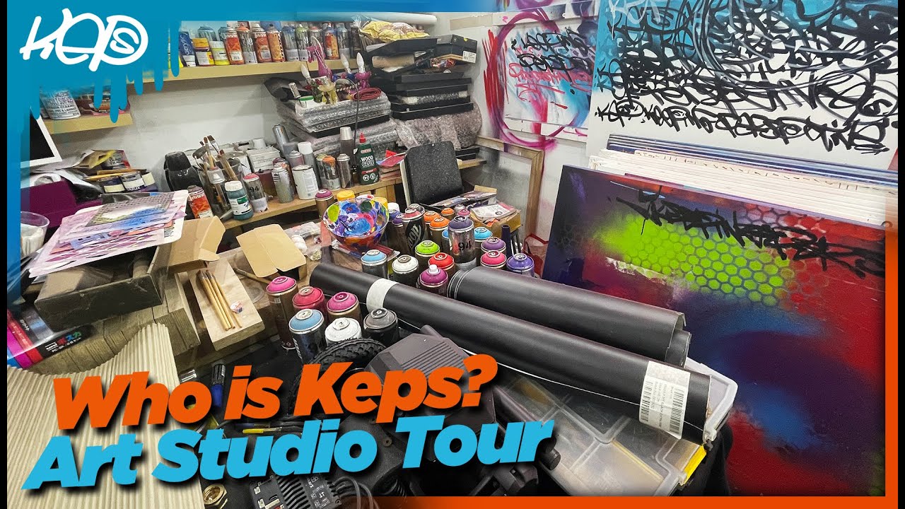 Who is Keps? Art Studio Tour!