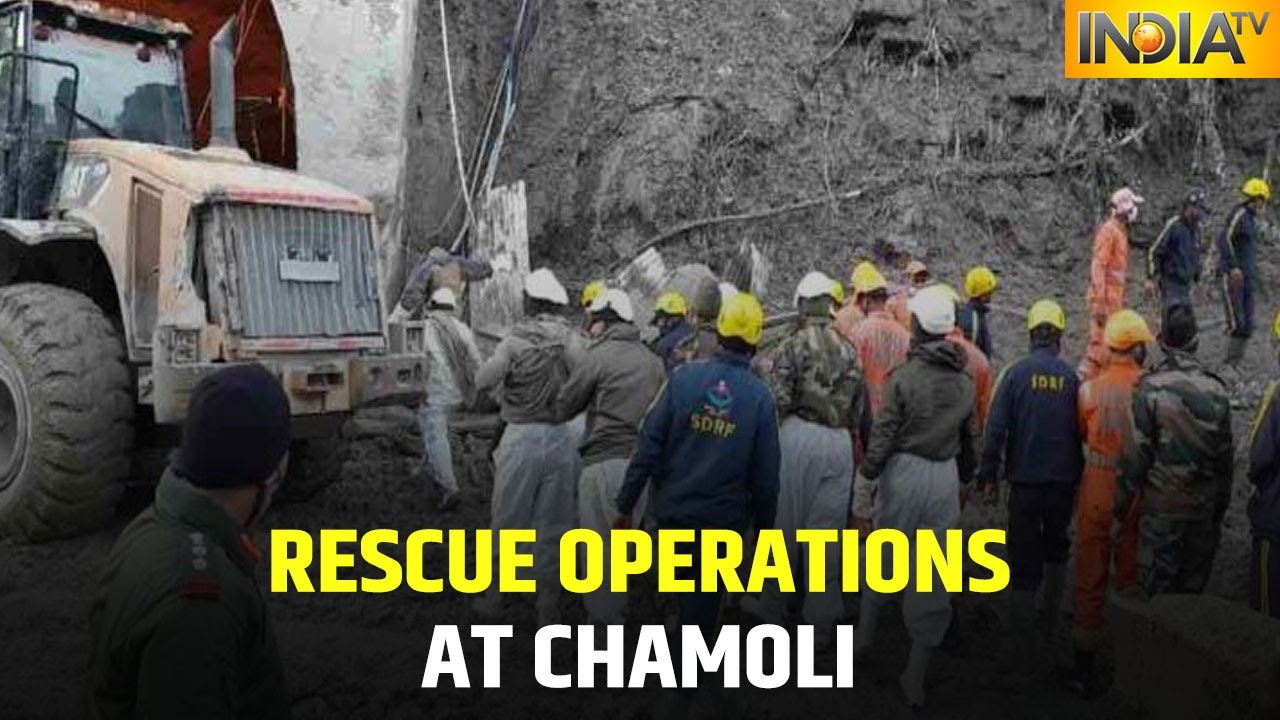 Uttarakhand Disaster: Rescue Operations Involved In Removing Debris At Chamoli