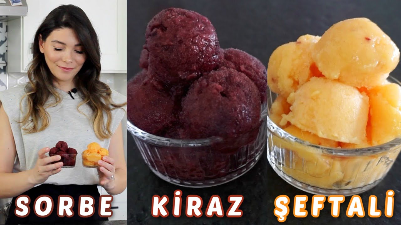 Sorbe Tarifi | Kirazlı Sorbe ve Şeftali Sorbe Tarifi | Canan Kurban