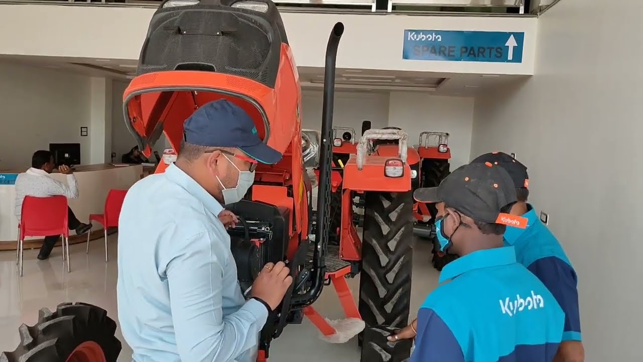 KUBOTA tractor service inspection BY KUBOTA service engineer #kubota #krishakbandhuagencies