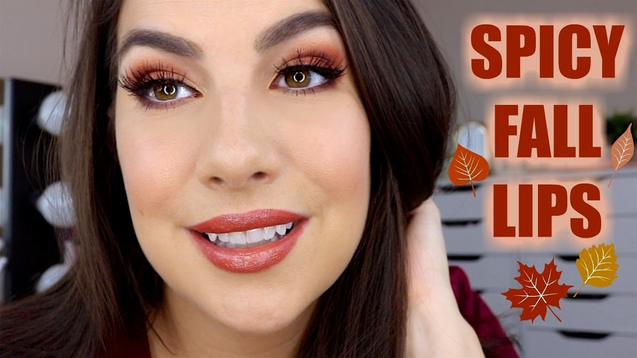 THE BEST SPICY FALL LIP COLORS