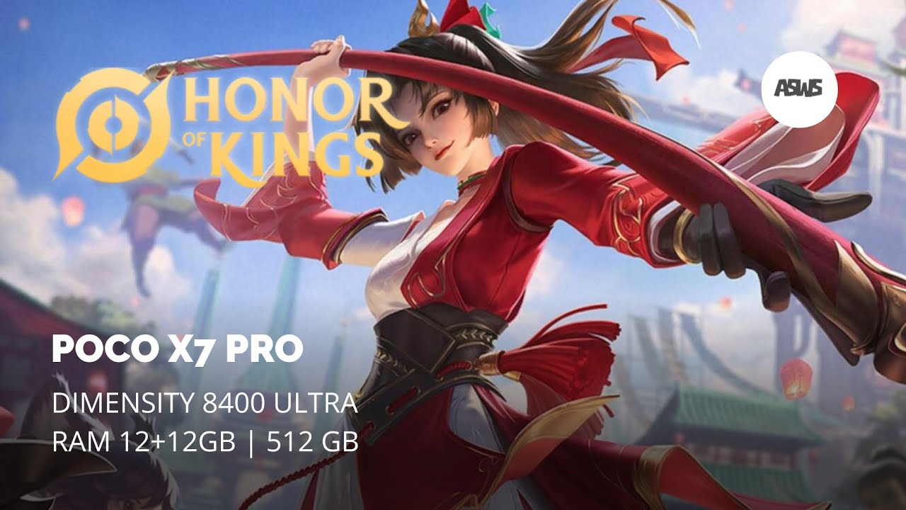 HOK (HONOR OF KINGS) | MAX SETTINGS | GAMEPLAY TEST ON POCO X7 PRO | DIMENSITY 8400 ULTRA