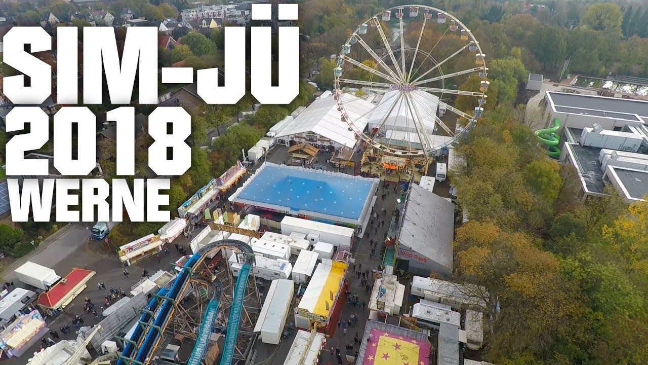 Sim-Jü in Werne 2018 ► Kirmes Fahrgeschäfte Mix │MGX