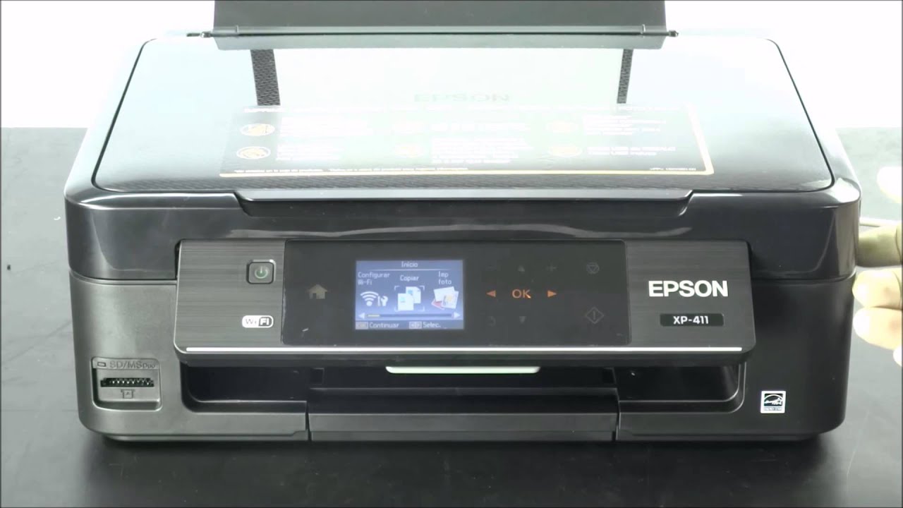 Instalando os cartuchos na impressora Xp 401   411