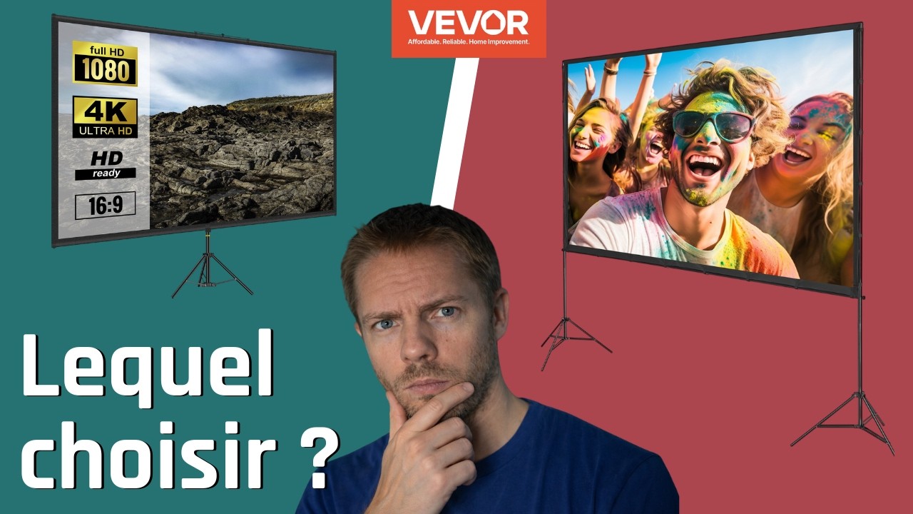 1 ou 2 trépieds ? Quel écran de projection choisir en 2026 ?