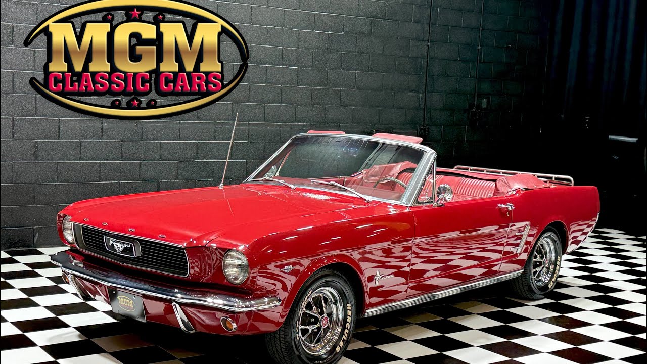 Ford Mustang 1966 года выпуска, в полной комплектации - кондиционер - хорошее лакокрасочное покры...