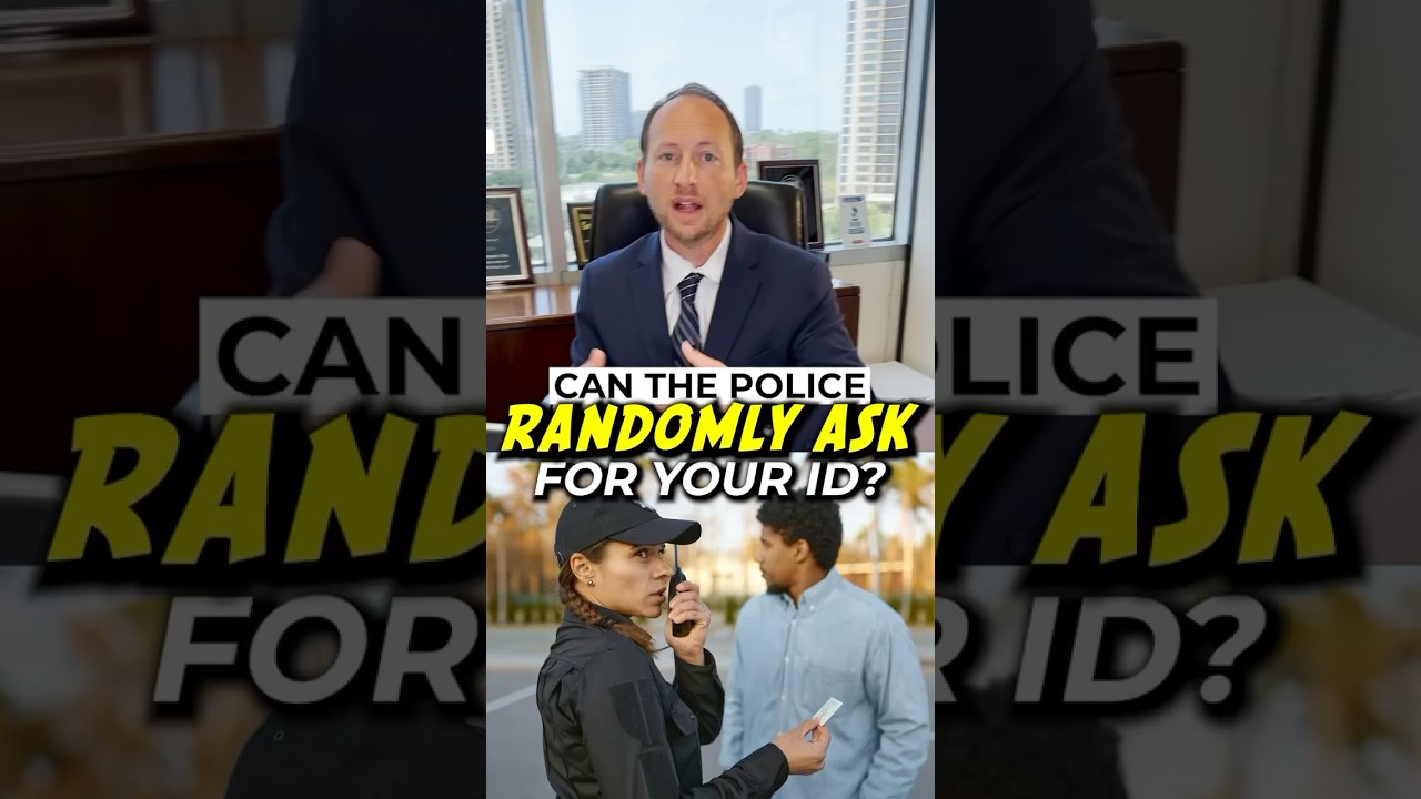 Can Police RANDOMLY Ask For Your ID???🧐  #lawyerup