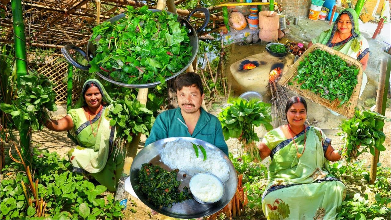 Chaulai Ki Sabji Recipe- यह साग नहीं खून बनाने की मशीन है खून बढाने वाली सब्जी -Genhari ka Saag