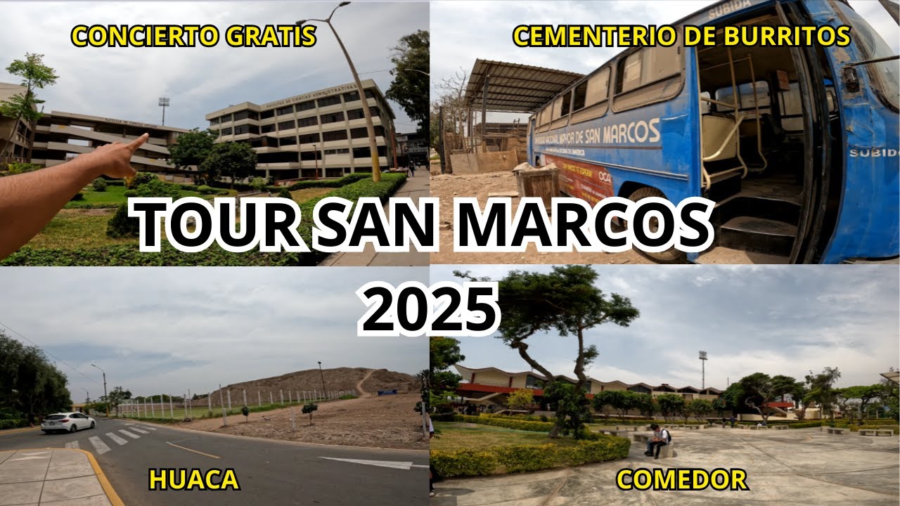 RECORRIDO POR SAN MARCOS EN MI ÚLTIMO DÍA DE CARRERA
