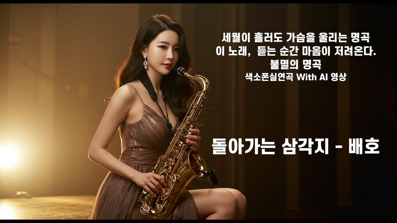 돌아가는삼각지 - 배호 /7080노래/색소폰/AI