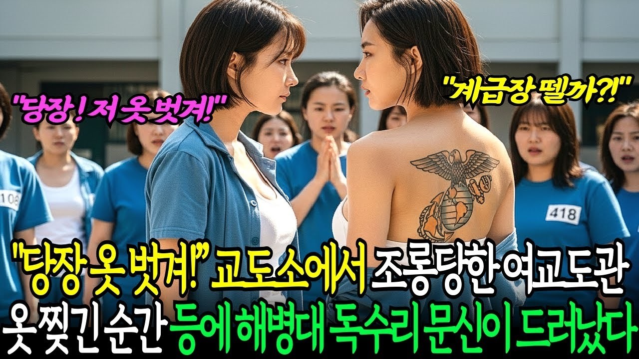 은행창구, 여군 쓰리스타 앞에서 은행직원을 협박하던 조폭들, 결국 피할 수 없었던 끔찍한 최후
