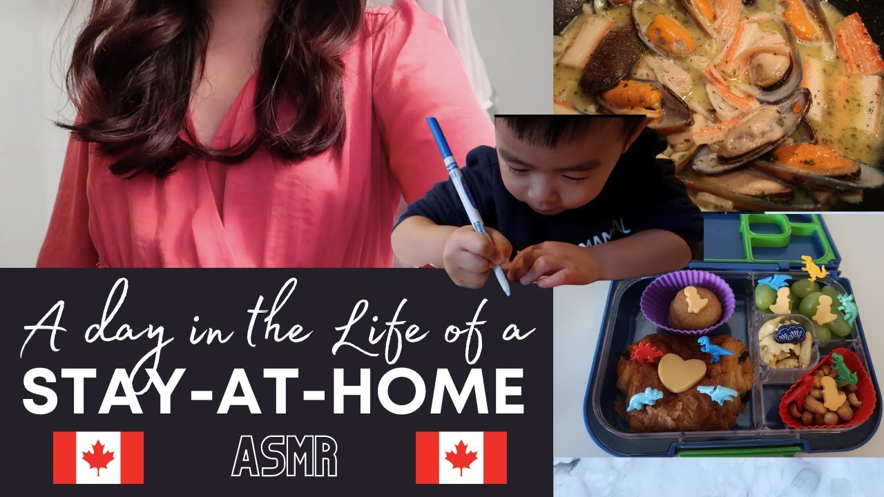 🇨🇦 A DAY IN THE LIFE OF STAY AT HOME MOM ASMR | STAY AT HOME MOM DAILY ROUTINE