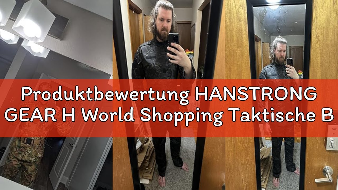 Produktbewertung HANSTRONG GEAR H World Shopping Taktische BDU-Kampfuniform, Jacke und Hose, Anzug f