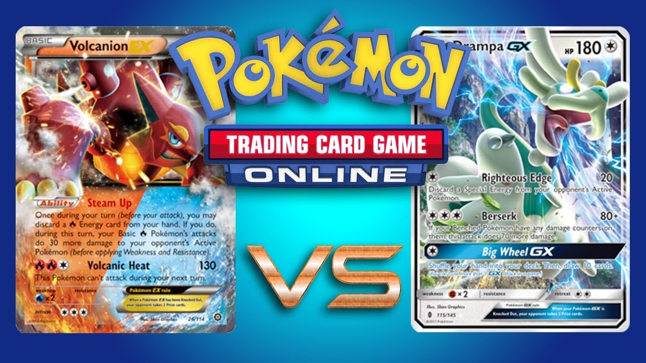 Volcanion EX vs Drampa GX / Garbodor - Pokemon TCG Online Gameplay