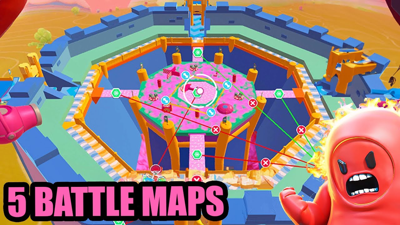 NEW SURVIVAL & BATTLE MAPS in Fall Guys Creative