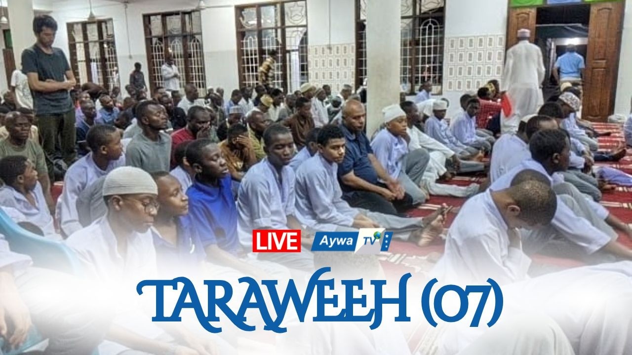 🔴Live SWALA YA TARAWEEH MASJID MTAMBANI KINONDONI DSM