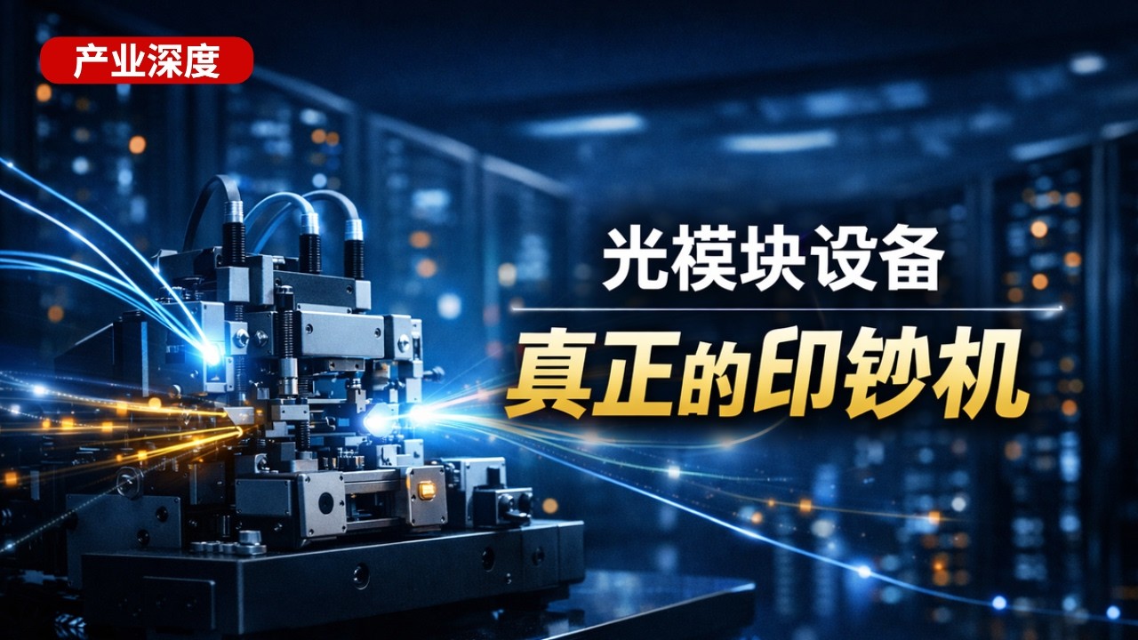 光模块背后，这些设备公司也是印钞机