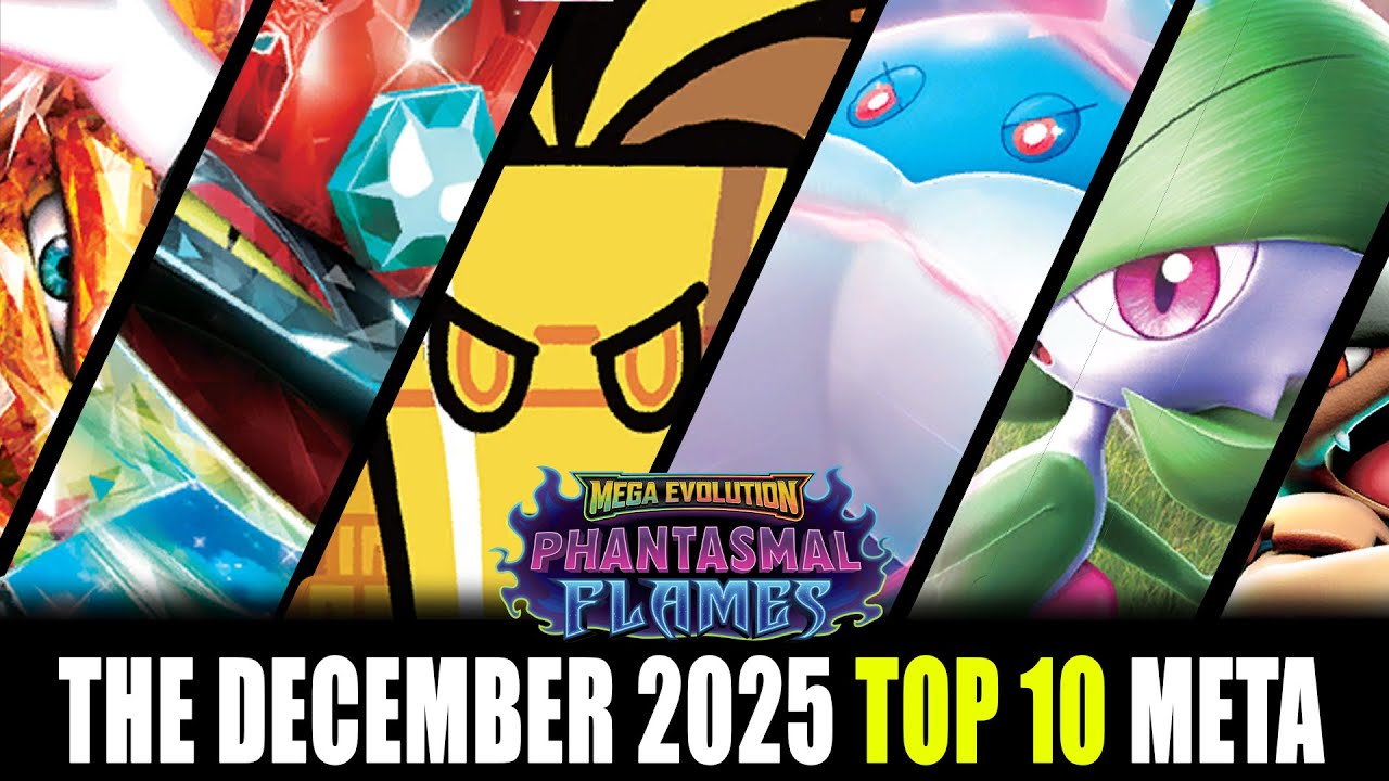 Top 10 Pokémon TCG Decks – December 2025 Meta Is SOLVED (Toronto & Birmingham Ready)