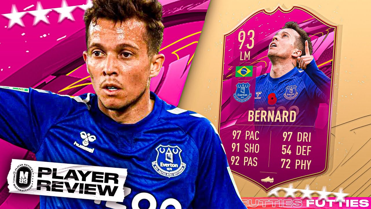 6PM EVERTON.. 7PM SHARJAH FC PLAYER 🤣 | 93 FUTTIES BERNARD PLAYER REVIEW | FIFA 21 Ultimate Team