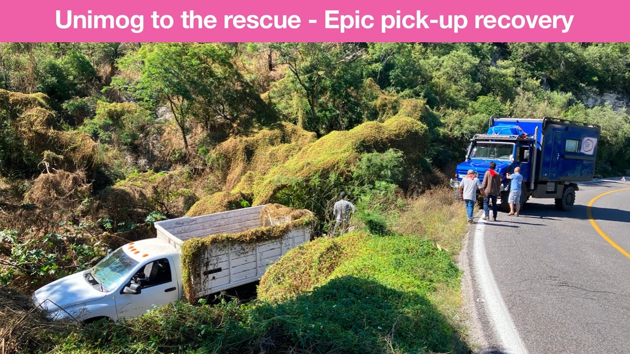 Unimog to the rescue - Epic pick-up recovery