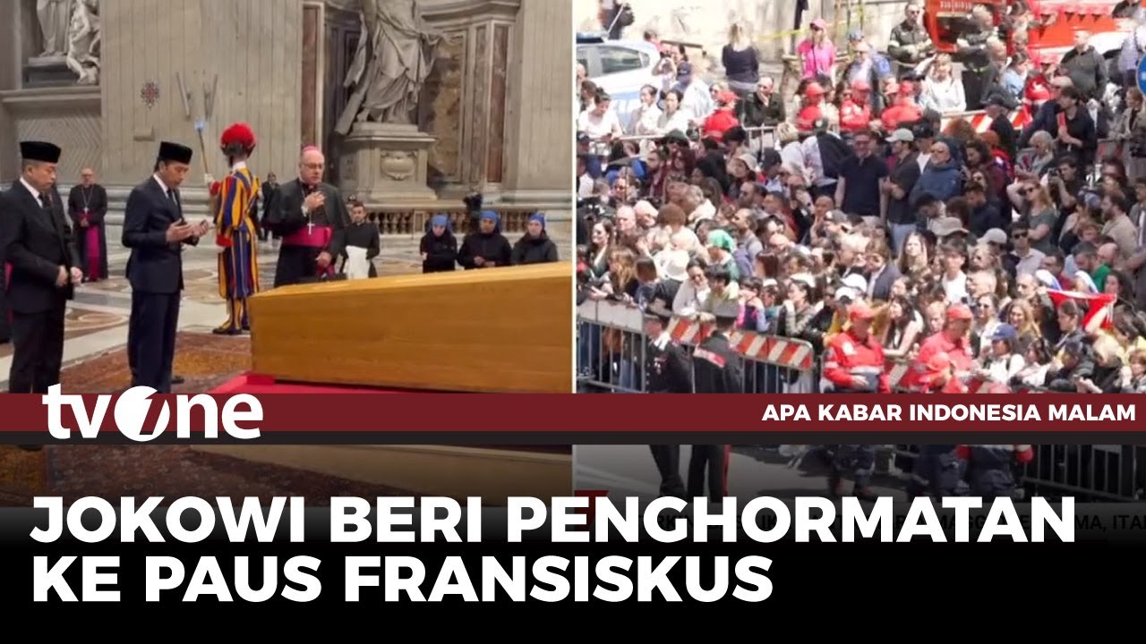 Saat Jokowi Beri Penghormatan Terakhir Untuk Paus Fransiskus, Ini Kata Pakar | AKIM tvOne