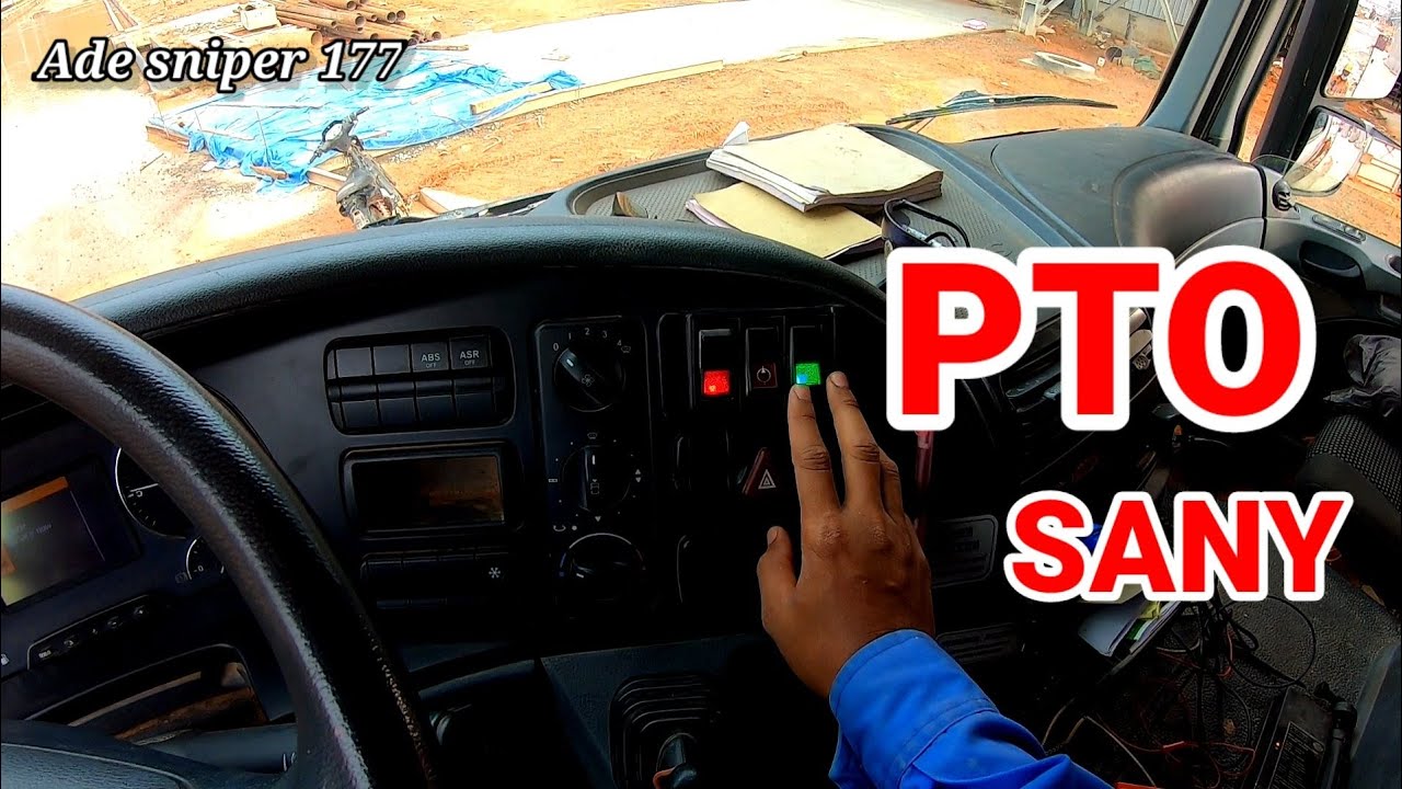 Cara masukan PTO Sany Concrete pump