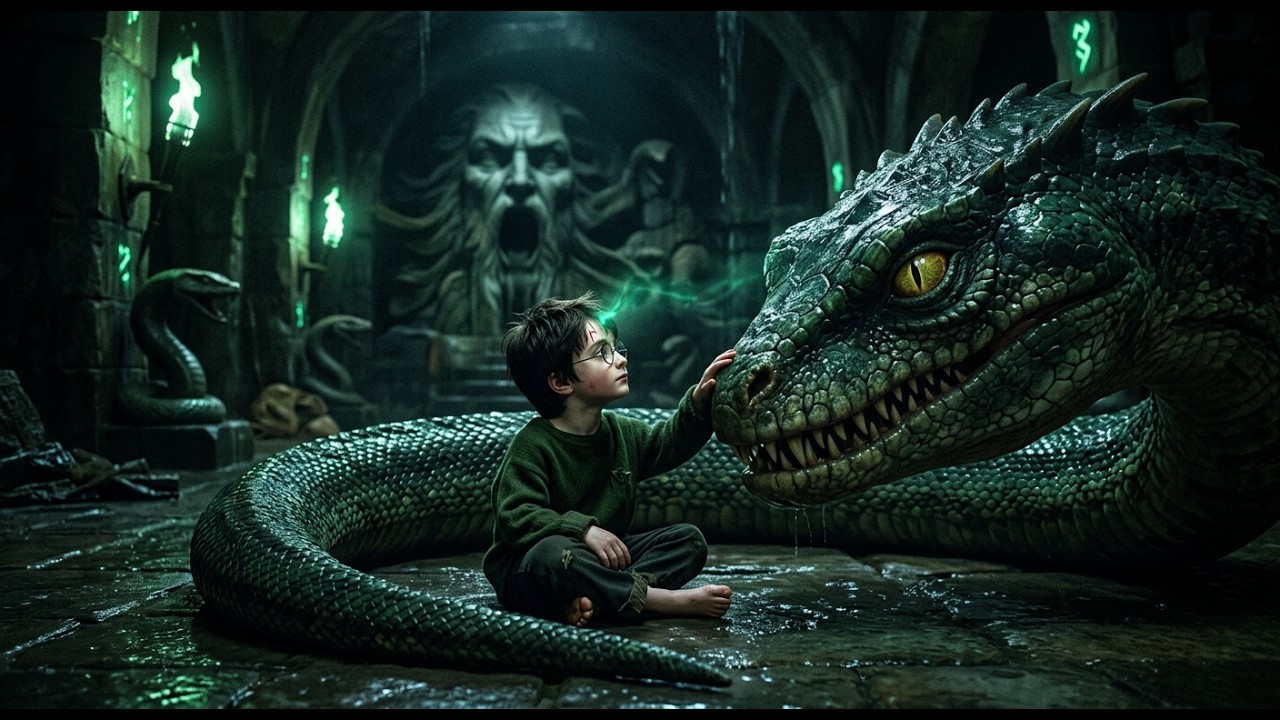 What If The Basilisk In Chamber Chose Harry As Its True Master At Age 5 Through The Scar Connection