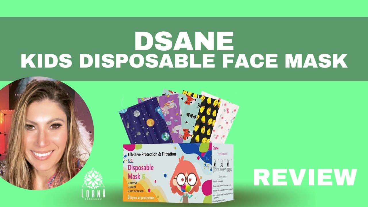 DSANE 50PCS Kids Disposable Face Mask Review