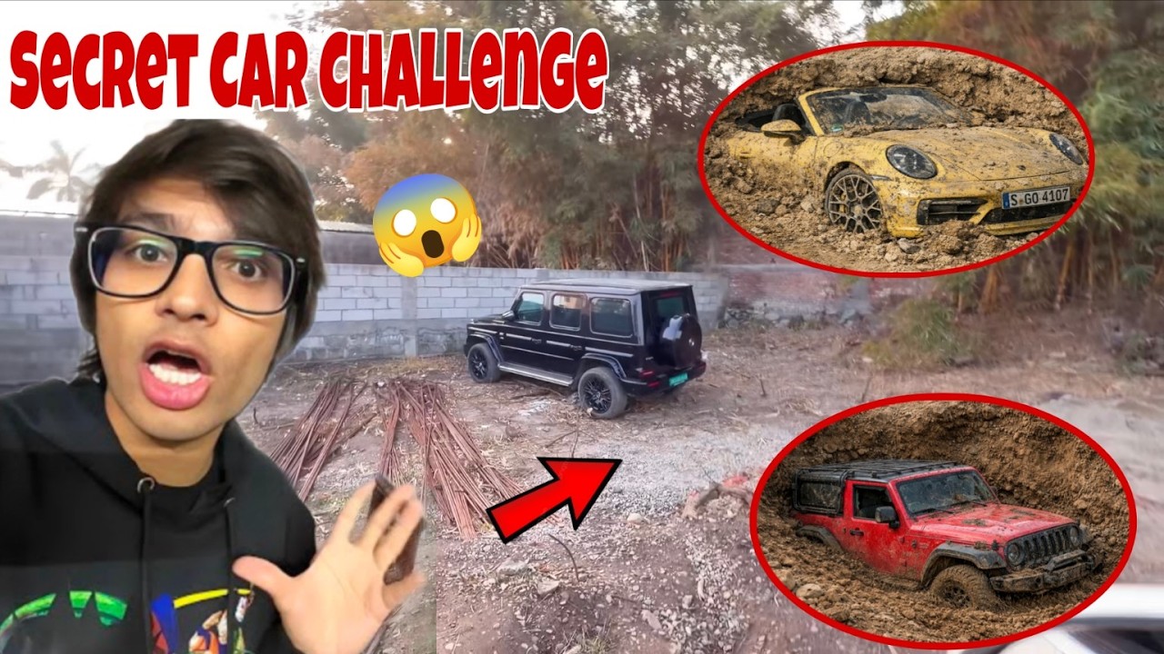 Find Secret Car Challenge 😱| छुपी हुई कार ढूंढो  | Sourav Joshi Vlogs