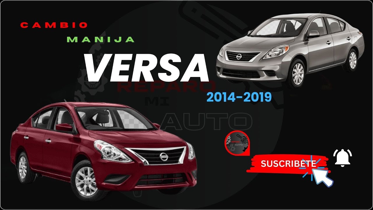 Cambio manija / Jaladera Versa 2014-2019 Remplazo de Manija