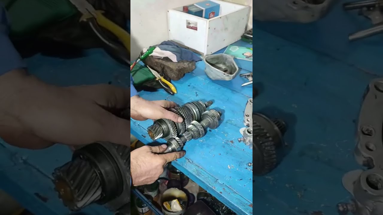 مونتاژ گیربکس:بخش دوم آموزش کامل مونتاژ گیربکس ۲۰۶ و ۲۰۷