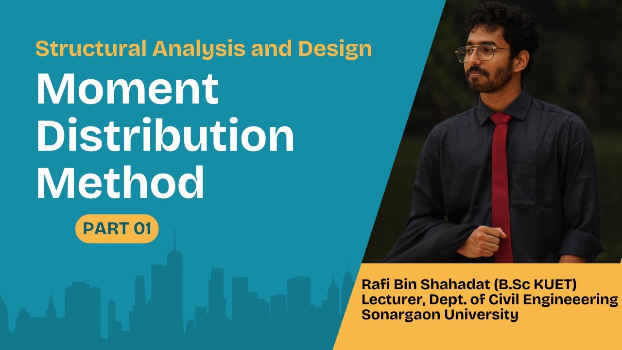 Moment Distribution Method | Part 01 | FEM, DF, COM & Stiffness | Structural analysis and design