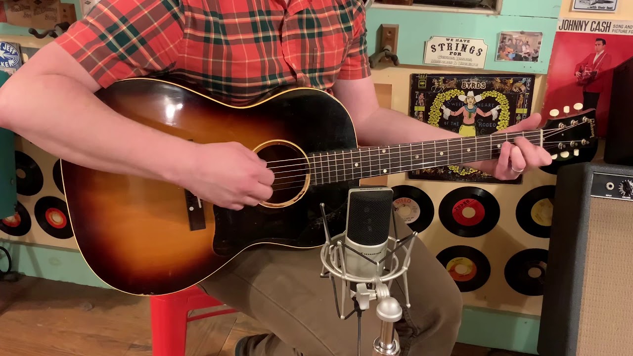 1958 Gibson LG-1 flattop guitar
