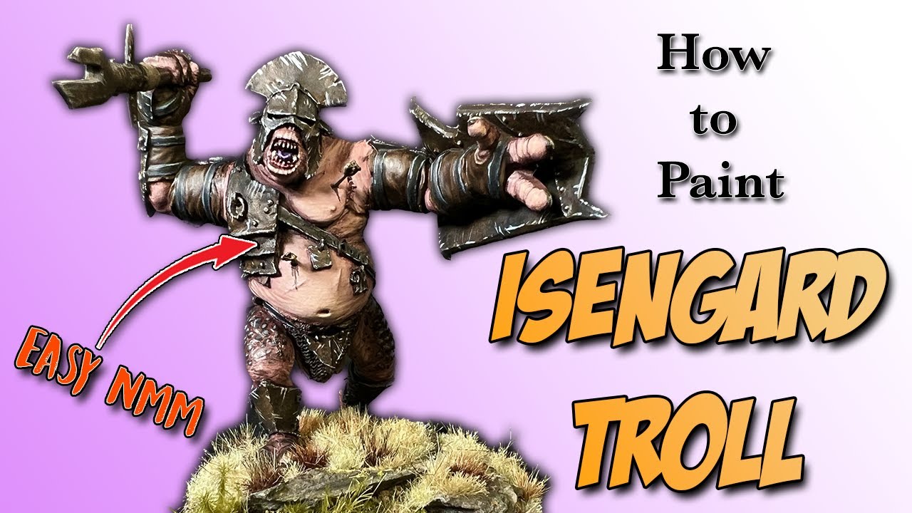 Easy Non-Metallic Metals on a Troll - Middle Earth Strategy Battle Game
