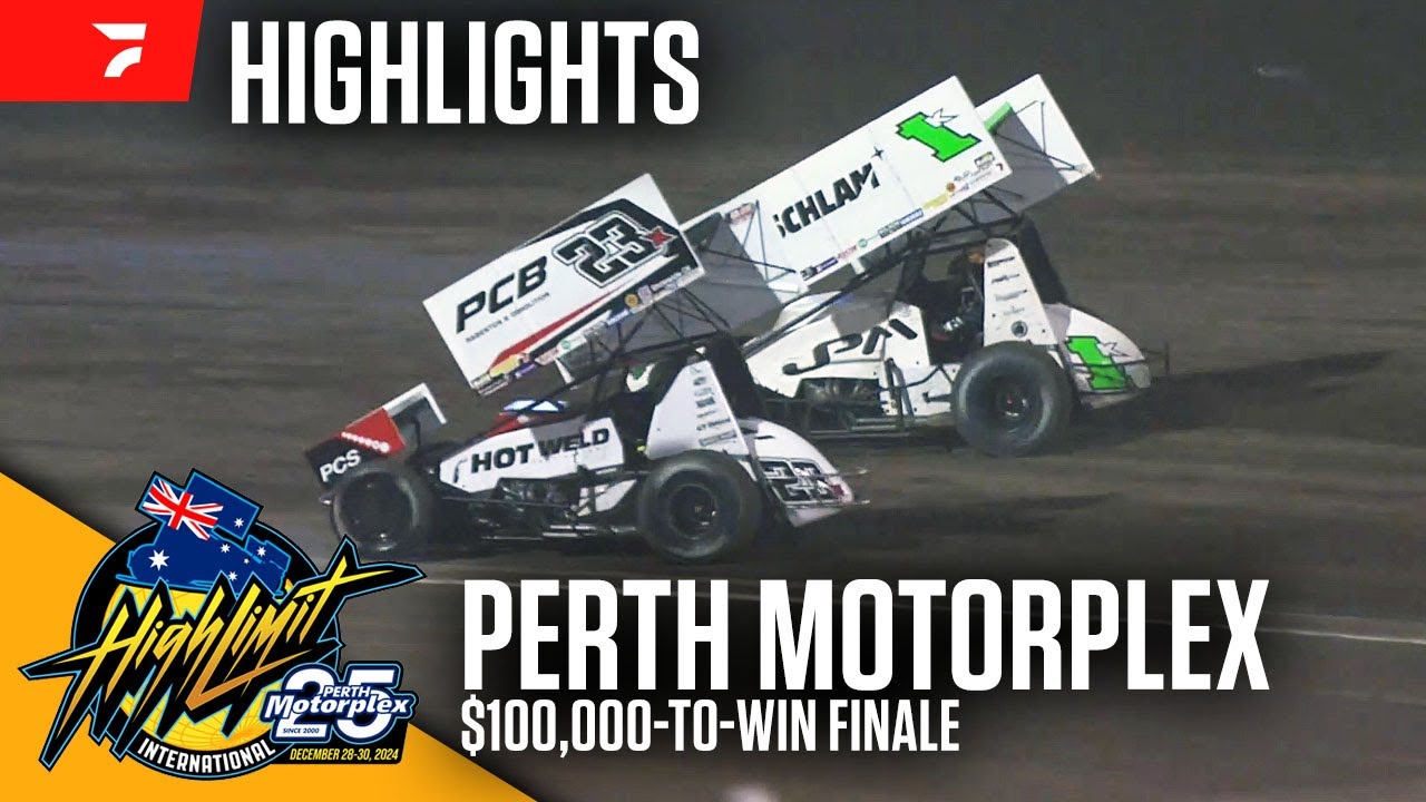 Larson vs. McFadden For $100K | High Limit International at Perth Motorplex 12/30/24 | Highlights