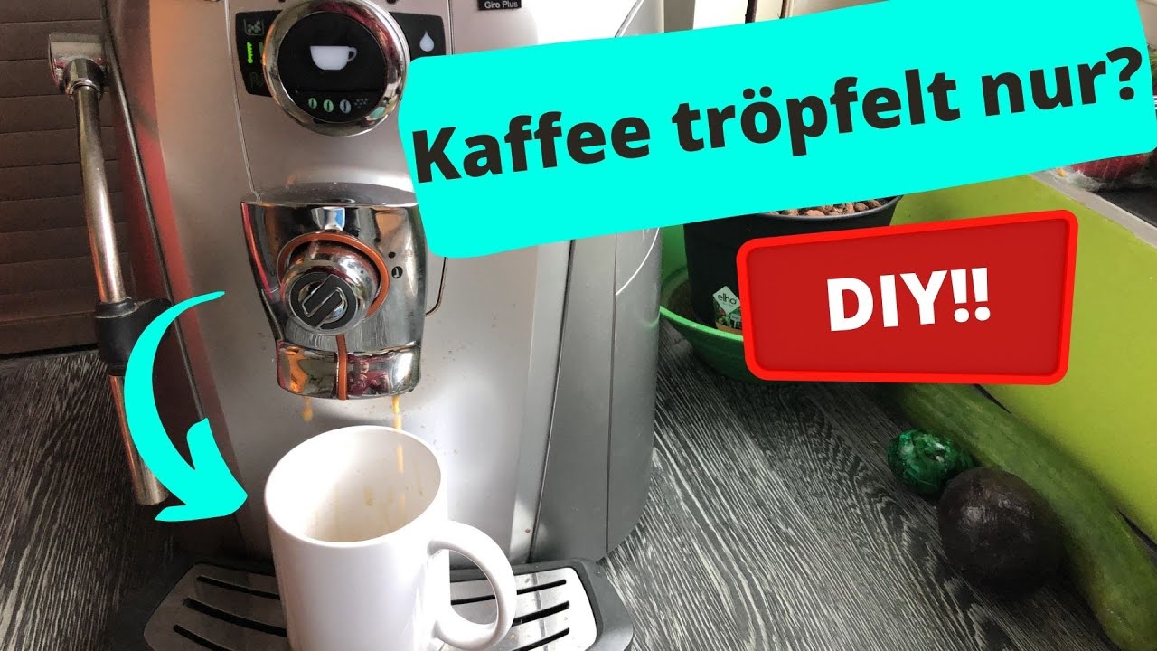 Saeco Kaffeevollautomat Kaffee tropft nur  [Do it yourself]