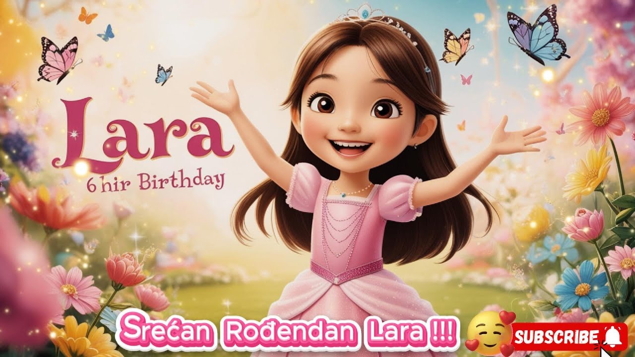 Srećan Rođendan Lara  I Dečija pesma  I Isaak Tv #decijepesme #rodjendan