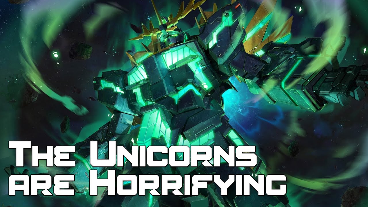 The Unicorn Gundam is Horrifying (all 3 of them)