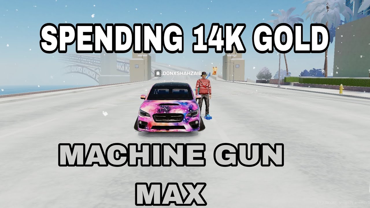 Spending 14k gold In FLEXCITY machine gun max🔥🔥