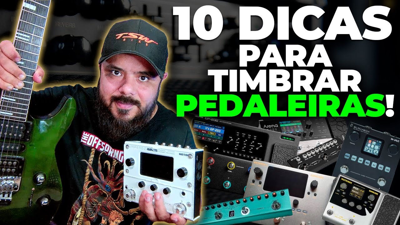 10 DICAS FABULOSAS de COMO TIMBRAR QUALQUER PEDALEIRA de GUITARRA PERFEITAMENTE!!!