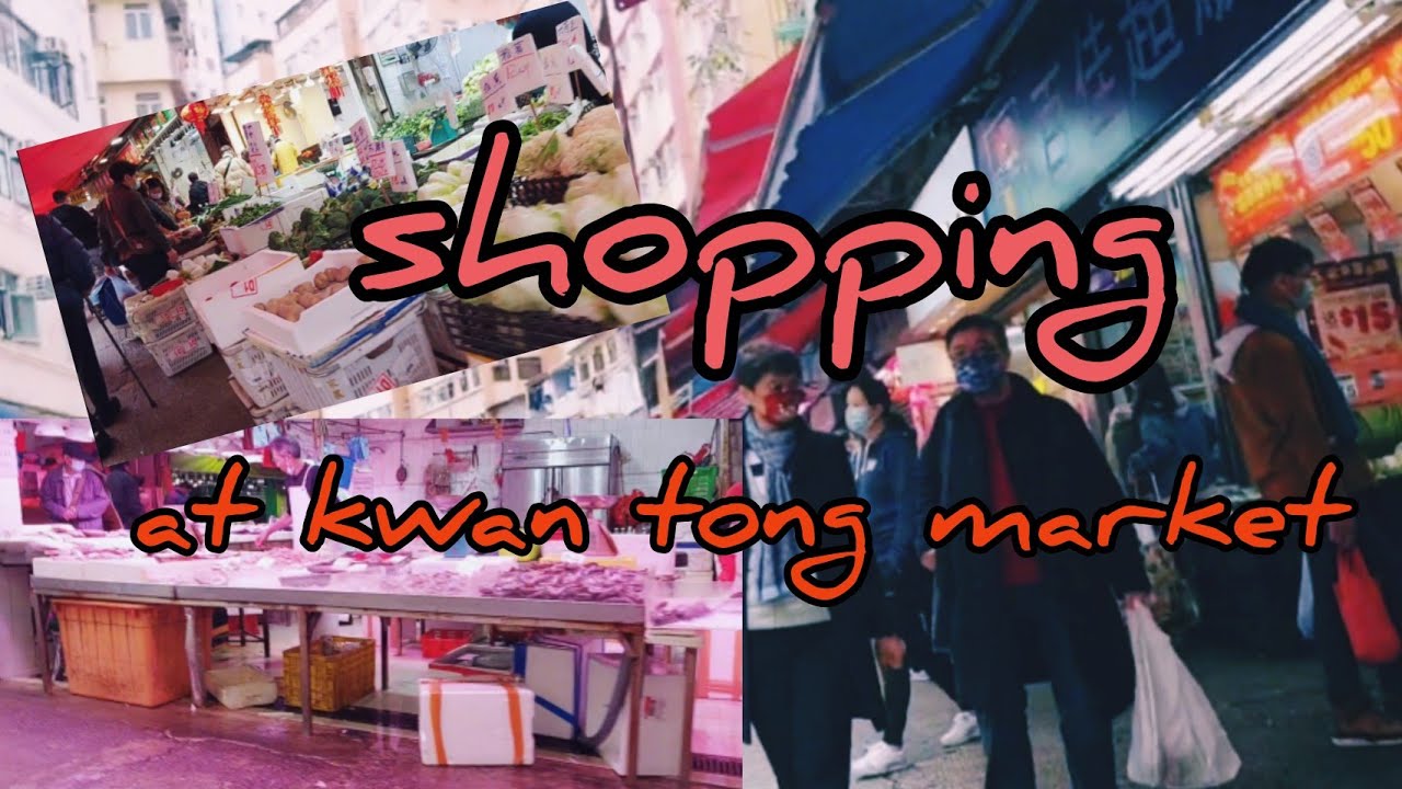 shopping at the HONG KONG KWUN TONG market || belanja dipasar kwun tong HONG KONG #kwuntongmarket