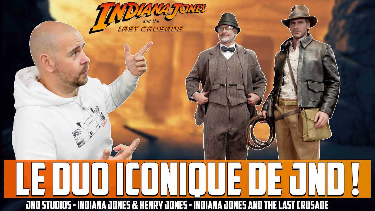 Indiana Jones JND Studios  ! Le Duo Iconique Indiana Jones Et La Dernière Croisade !