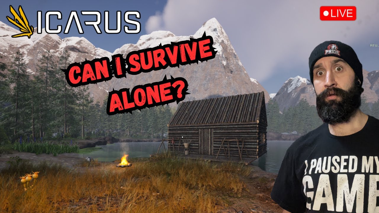 🔴ICARUS Solo Base Building From Nothing | Day One Survival | Part 1