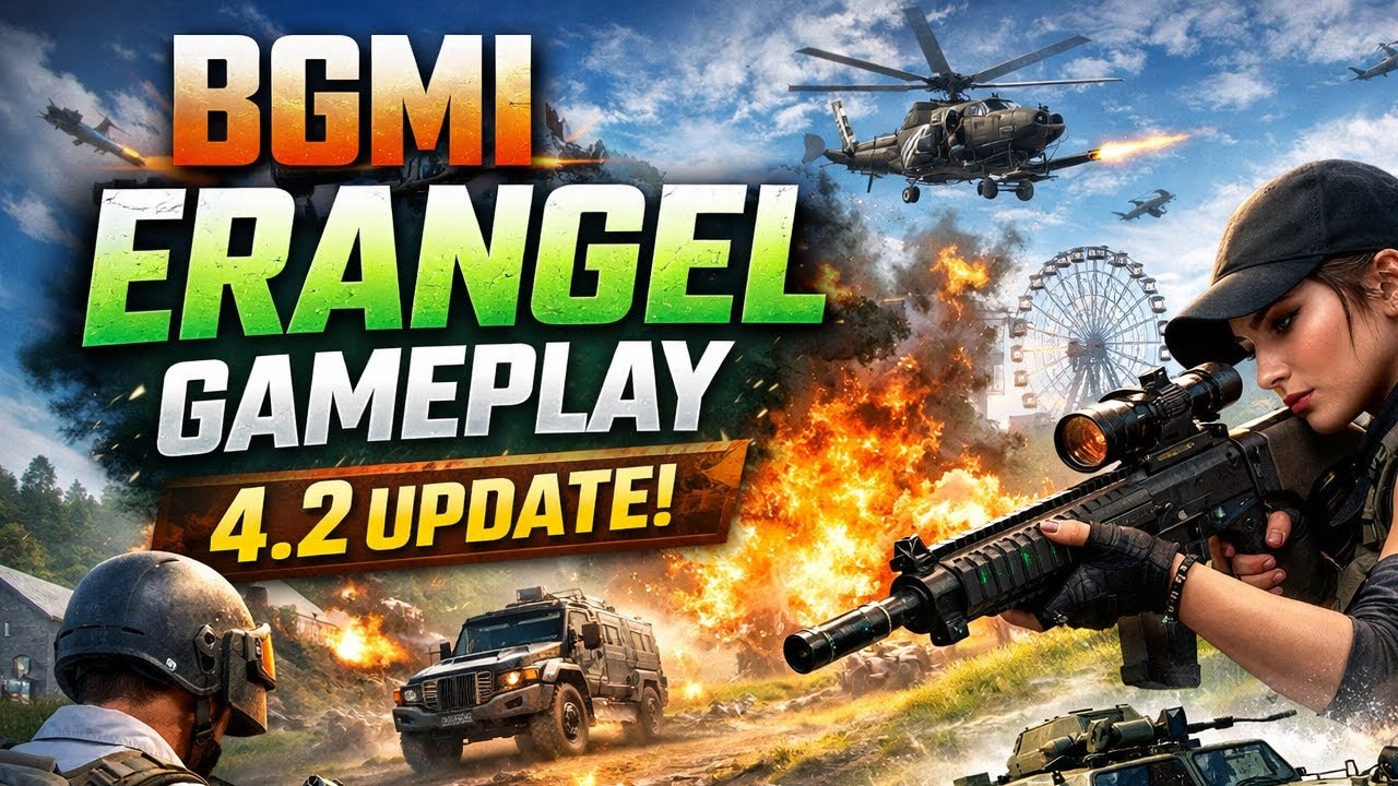 New BGMI 4.2.0 Erangel Gameplay 😱 | Latest Update Features