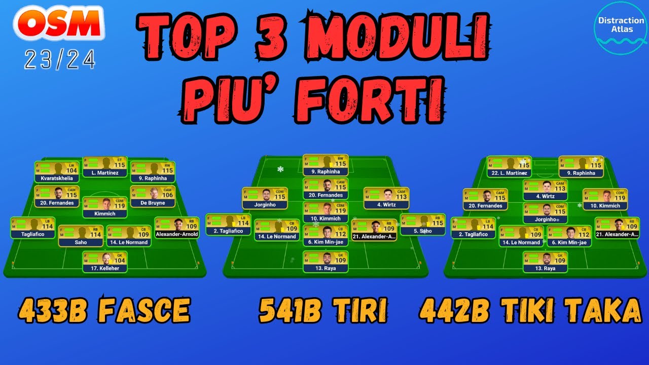 Guida OSM 23/24: TOP 3 MODULI PIU' FORTI DEL GIOCO!