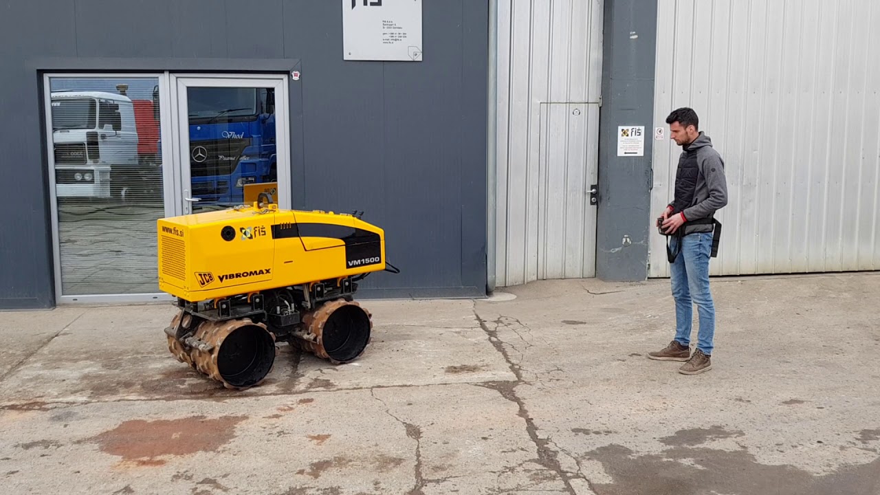 ROLLER JCB VM 1500 FIŠ TRUCKS & MACHINERY SLOVENIA