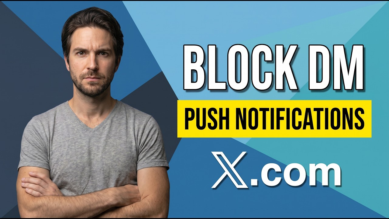 Как отключить push-уведомления о личных сообщениях в X (Twitter) &mdash; простое руководство