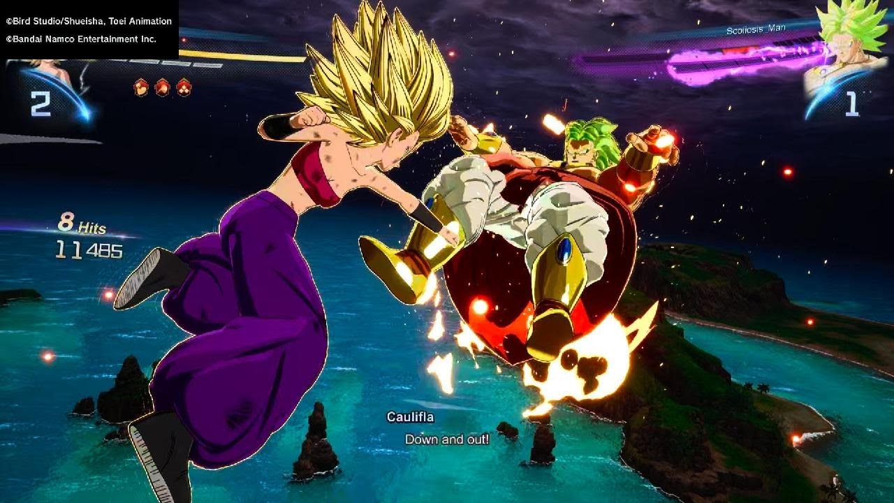 Caulifla vs Broly IV