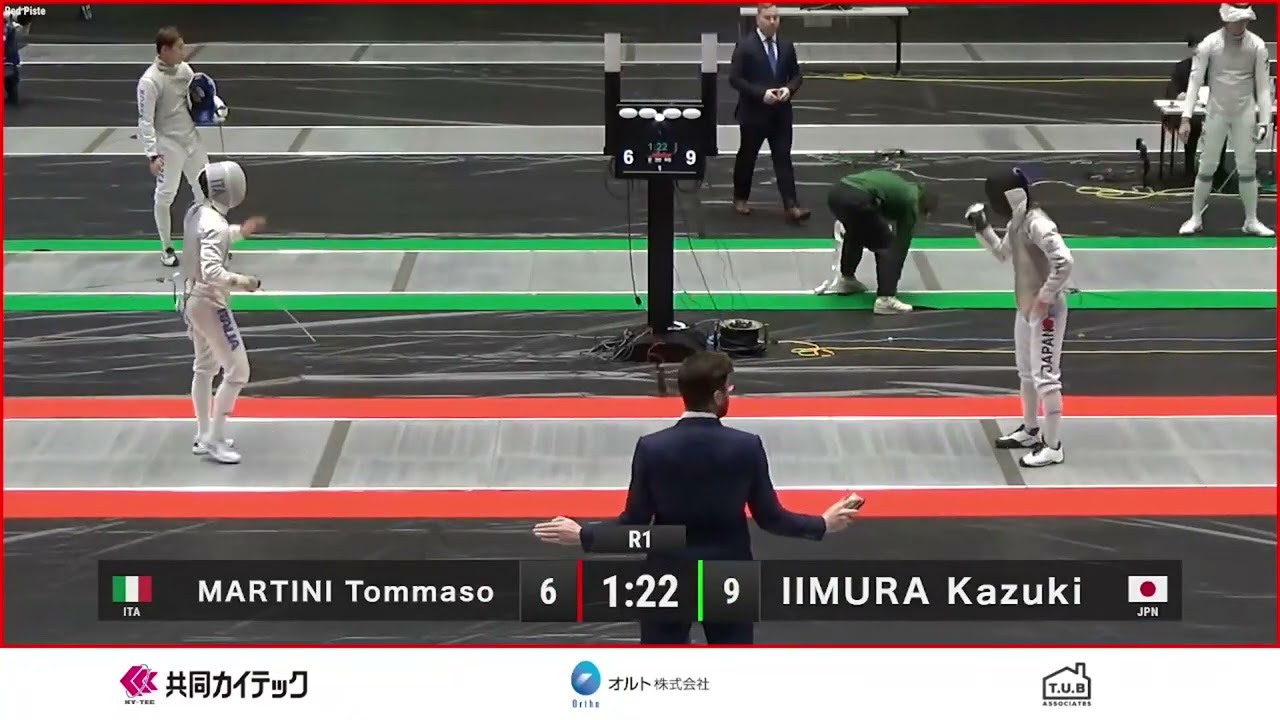 Tokyo World Cup 2024 SMF - L64 - Tommaso Martini ITA v Iimura Kazuki JPN