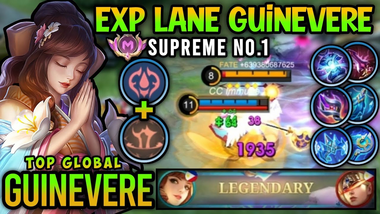 Supreme No.1 Guinevere Build!! Top Global Guinevere Best Build 2024 - Mobile Legends